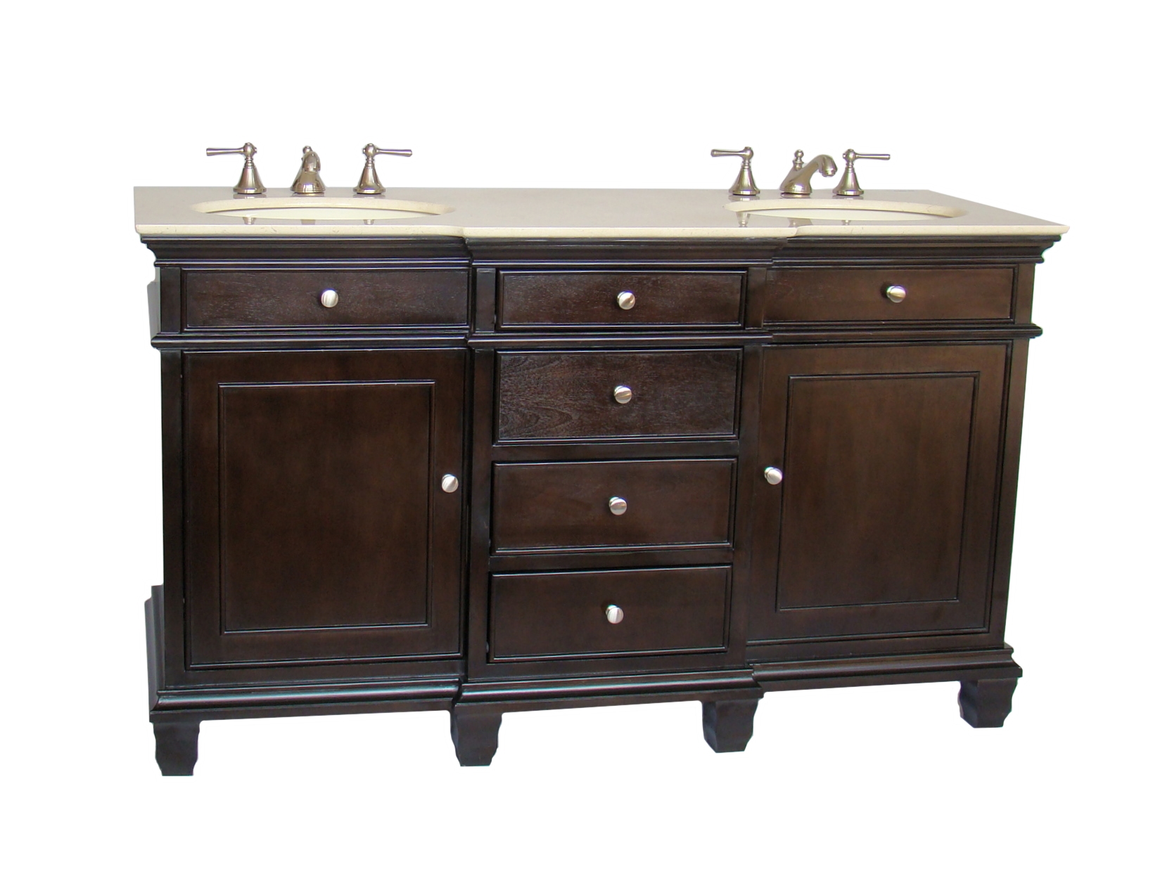 60 69 Inch Vanities Double Bathroom Vanities Double Sink Vanity
